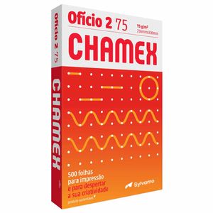 Papel Ofício II 75 g/m² 500 Folhas Branco 4848 Chamex - 500FL