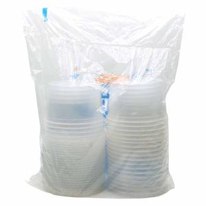 Pote descartavel redondo 1 Litro com Tampa Totalplast - 24 Unidades Totalplast - 24UN