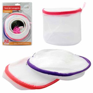 Saco Para Lavar Roupa 14X14 CA09277 Casita - 2PCS