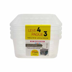 Cesto Organizador 746ml SR886/755 Sanremo - 4 Unidades