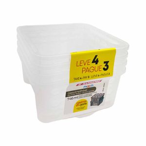 Cesto Organizador 746ml SR886/755 Sanremo - 4 Unidades