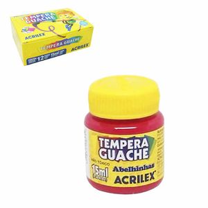 Tinta Guache 15ml Magenta 549 Acrilex - 12UN