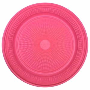 Prato Descartável 15cm Raso Rosa Neon 7119 Trik Trik -  10 unidades Trik trik - 10UN