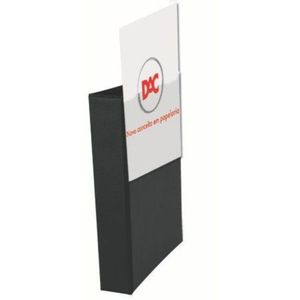 Fichário Universitário 4 Argolas Preto PVC Cristal 7059SC Dac - UN