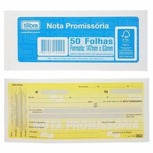Nota Promissória Grande 50 Folhas 151351 Tilibra - BL