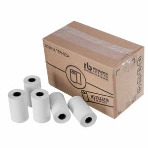 Bobina Térmica 57 mm x 15 m Branca 48g 0109 Maxprint - 30UN