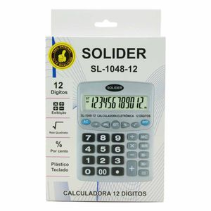 Calculadora Média 12 Digitos SL1048B Solider - UN
