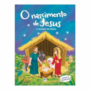 Livro Infantil Colorir O Nascimento de Jesus Ciranda Cultural Ciranda cultural - UN