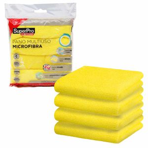 Pano Microfibra Amarelo SP9324 Bettanin - 4UN