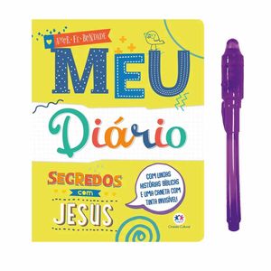 Diário com Caneta Segredos com Jesus Ciranda Cultural Ciranda cultural - UN