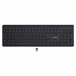 Teclado ABNT sem Fio Preto 3200 Intelbras - UN