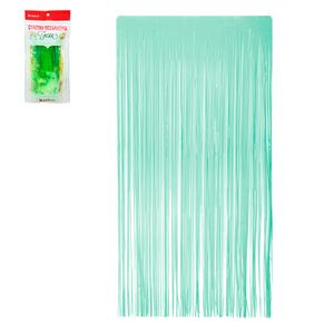 Cortina Metalizada Decorativa 1x2m Verde Claro 5521 Make+ - UN