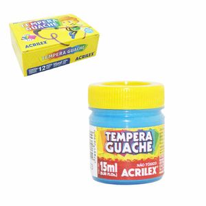 Tinta Guache 15ml Azul Celeste 503 Acrilex - 12UN