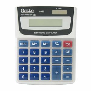 Calculadora Mesa 8 Dígitos Cinza 16019 Gatte - UN