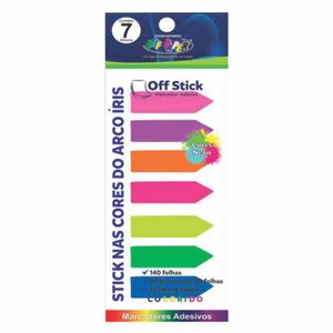 Marcador de Página 12x44 7 Cores 140 Folhas 0473 Off paper - BL