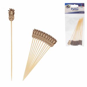 Palito de Dente Madeira 10cm Sortido 2081 Cim - 10UN