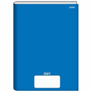 Caderno Pauta Dupla 1/4 96 Folhas Stiff Azul 54944 Jandaia - 5UN