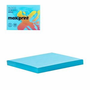 Bloco Adesivo 76x102 Azul Neon 100 folhas 3435 Maxprint - UN