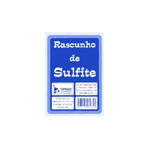 Bloco Rascunho 78x109mm 1 Via Sem Pauta 50 folhas Sulft 1039 Tamoio - BL