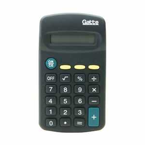 Calculadora Bolso 8 Dígitos Preto 1600 Gatte - UN