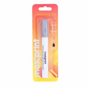 Pincel Marcador Óleo Permanente Metálico Prata 0113 Maxprint - UN