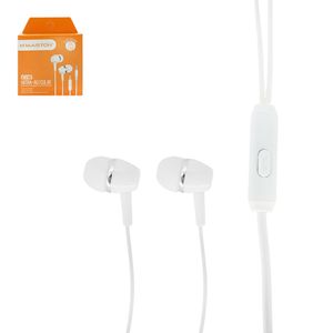 Fone de Ouvido Branco Intra Auricular C16 1454 Hmaston - UN