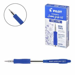 Caneta Esferográfica BPGP-10R-F Grip 0.7 mm Azul 1410 Pilot - 12UN