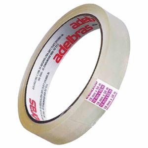 Fita Adesiva 18x50 transparente Qualitap 0016 Adelbras - 7RL