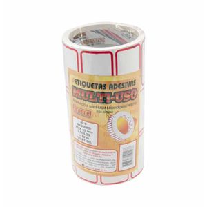 Rolo de Etiqueta Adesiva Preço Nº09 60x40mm 10M MULT08 Fitacrel - 3RL