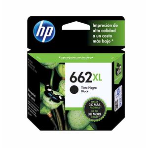 Cartucho HP 6,5ml Preto (662XL) CZ105AB Hp - UN