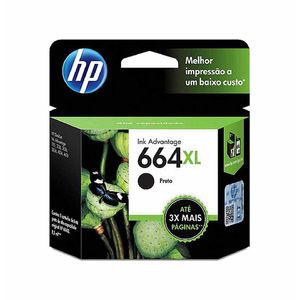 Cartucho HP F6V31AB 8,5ml Preto (664XL) Hp - UN
