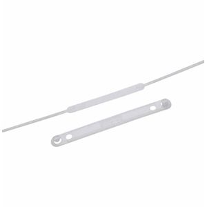 Grampo Trilho Plástico Pasta Suspensa Branco 0301 Dello - 50UN