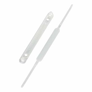 Grampo Trilho Plástico Pasta Suspensa Branco 0301 Dello - 50UN