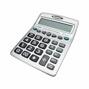 Calculadora de Mesa Grande 12 Dígitos AL1048B Alfacell - UN