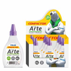 Cola Incolor 90g Polar Arte Compactor - 12UN