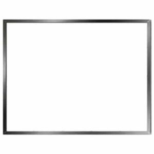 Quadro Branco 60x80 Moldura de Alumínio Standart 3006 Cortiarte - UN