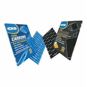 Papel Carbono Manual 1 Face A4 Azul 100 Folhas 2200 Cis - PC