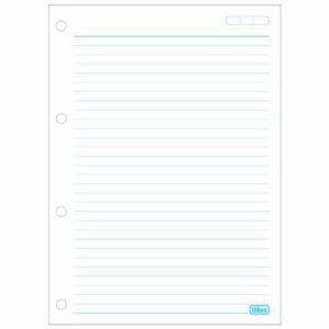 Folha de Fichário 200 Folhas Branco 7821 Tilibra - BL