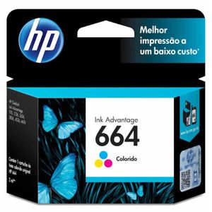 Cartucho Hp F6V28Ab 2,0ml Color(664) Hp - UN