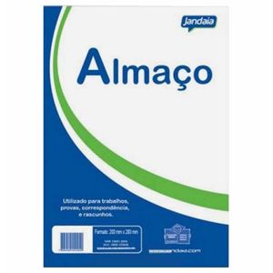 Papel Almaço com Pauta e Margem 200x270mm 0211 Jandaia - 400FL