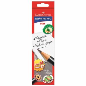 Lápis Preto N.2 1205 Max 12+2 1205M14 Faber-castell - EST