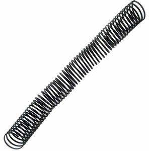 Espiral Plástico para Encadernação 12mm Preto Oficio 62 Lassane - 100UN
