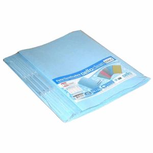 Pasta com Trilho Cartão Duplo Azul 204C Dello - 10UN