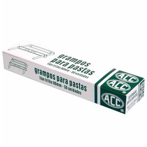 Grampo Trilho para Pasta 80MM 8112 Acc - 50UN