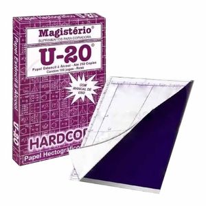 Papel Hectográfico U-20 Roxo para Até 250 Cópias 101 Hardcopy - 100FL