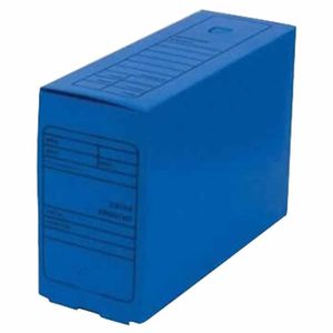 Arquivo Morto 35x25x13cm Polionda Econômico Azul 43609 Polibras - 10UN