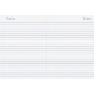 Caderno Capa Dura 1/4 96 Folhas Stiff Azul 52 Jandaia - 5UN
