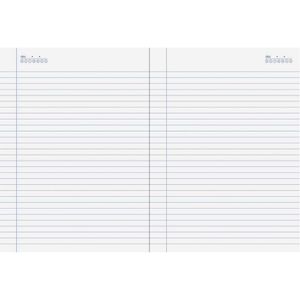 Caderno Capa Dura Universitário 48 Folhas Stiff Azul 00056 Jandaia - 10UN