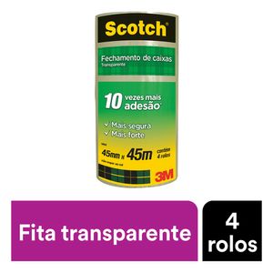 Fita Empacotamento 45x45 Transparente (PP) 5802 3m - 4RL