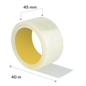 Fita Corta Fácil Scoth 45x40 Transparente (PP) 0848 3m - 4RL